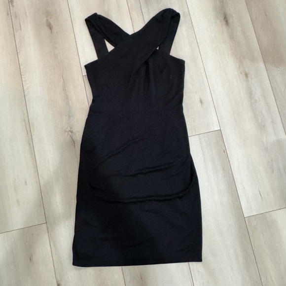 David Meister criss cross front black dress ❤️ - Picture 2 of 5